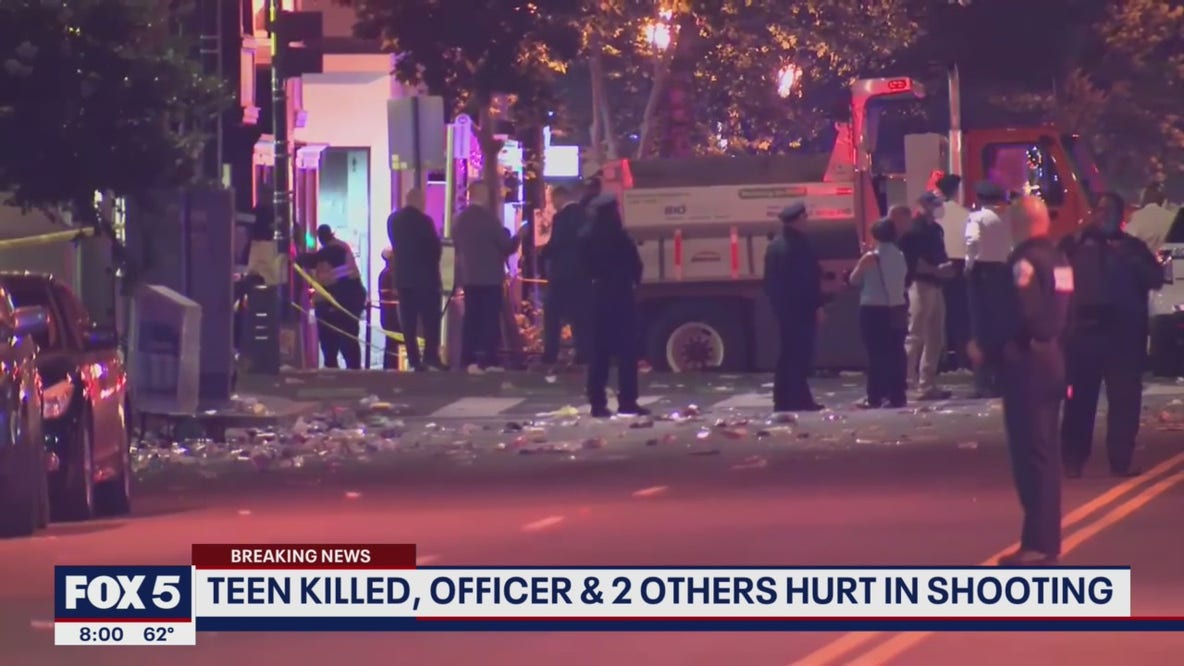 15-year-old killed, police officer and 2 others hurt, in shooting at unpermitted DC event
